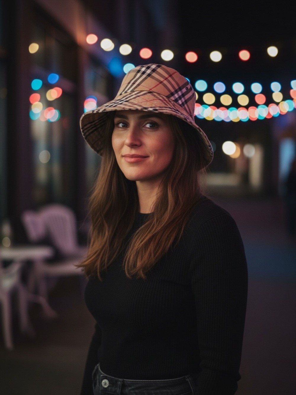 Burberry Beach Hat by milliner Patricia Underwood . Limited edition piece